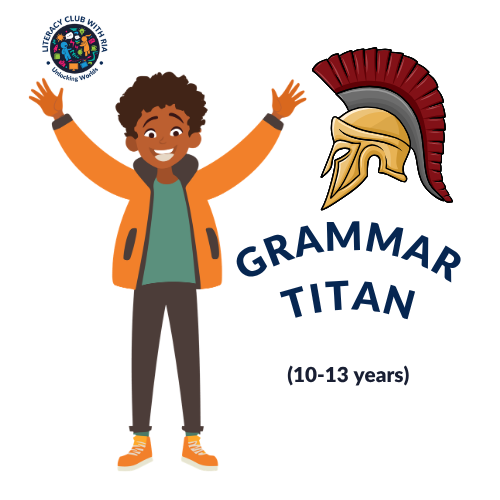 Grammar Titans reader illustration